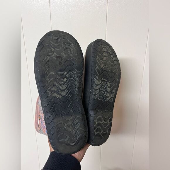 Bogs Pink Marble RainBoot Youth Girl Sz 4 - Picture 10 of 11